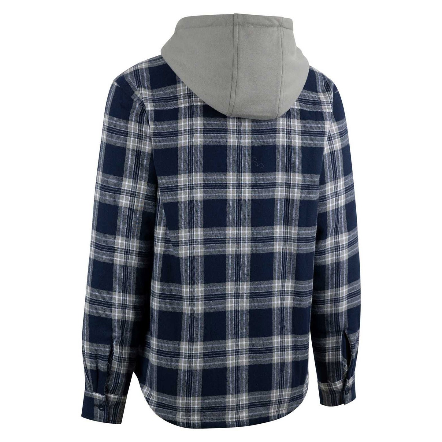 Navy - Back - Trespass Mens Randie Checked Shirt Jacket