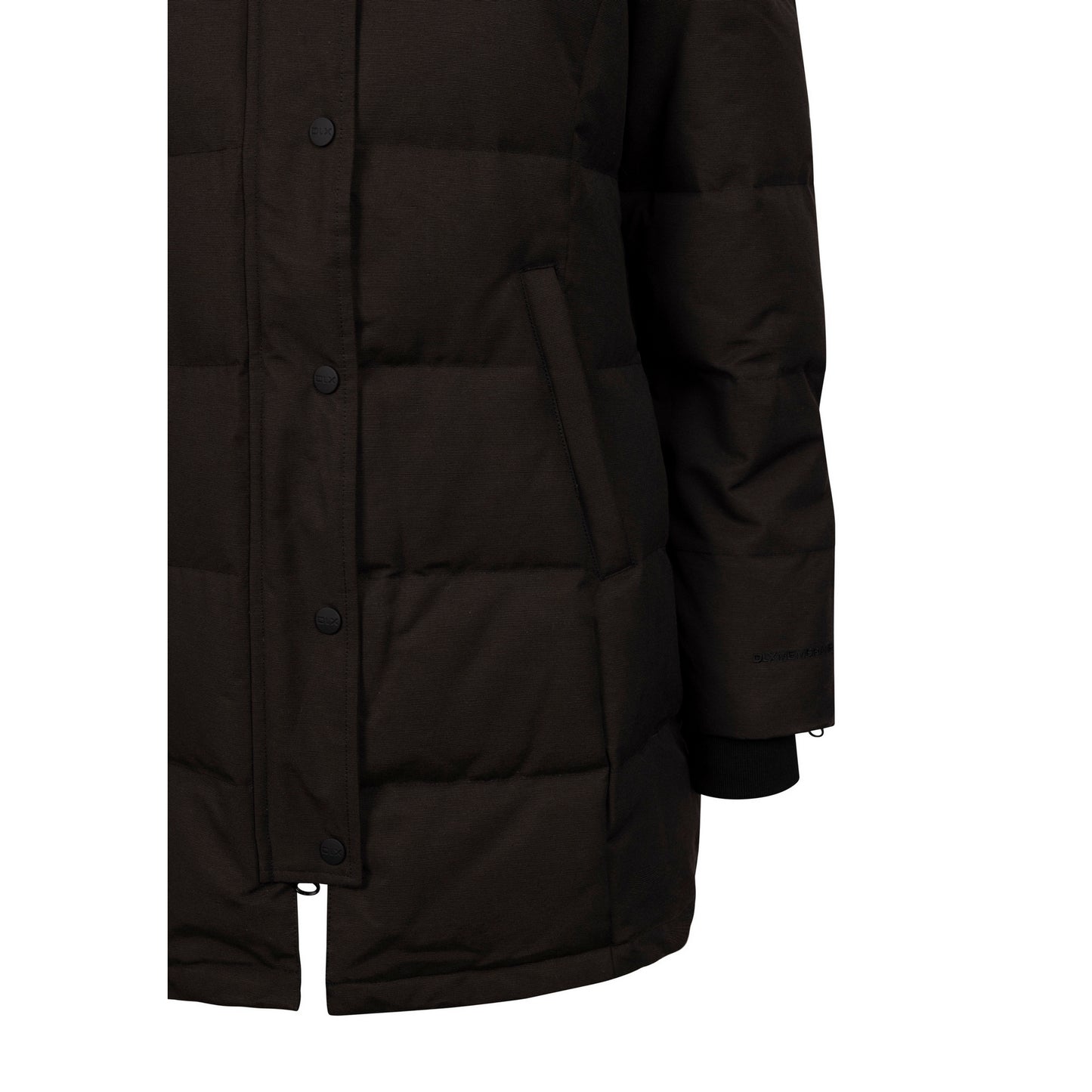 Black - Side - Trespass Womens-Ladies Lainey DLX Down Jacket