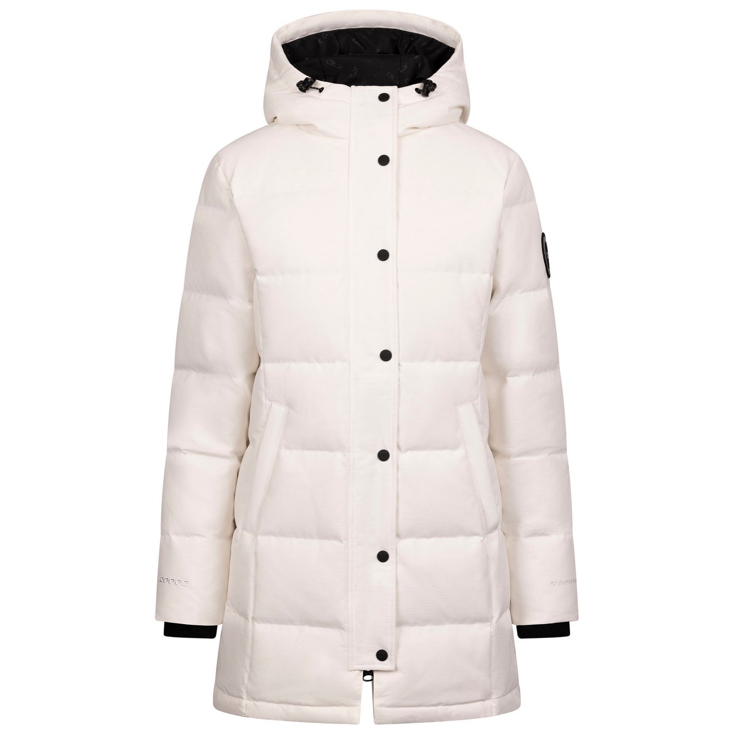 White - Front - Trespass Womens-Ladies Lainey DLX Down Jacket