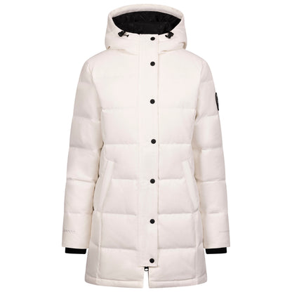 White - Front - Trespass Womens-Ladies Lainey DLX Down Jacket