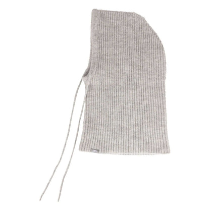 Heather Grey - Side - Trespass Womens-Ladies Miraan Logo Knitted Balaclava