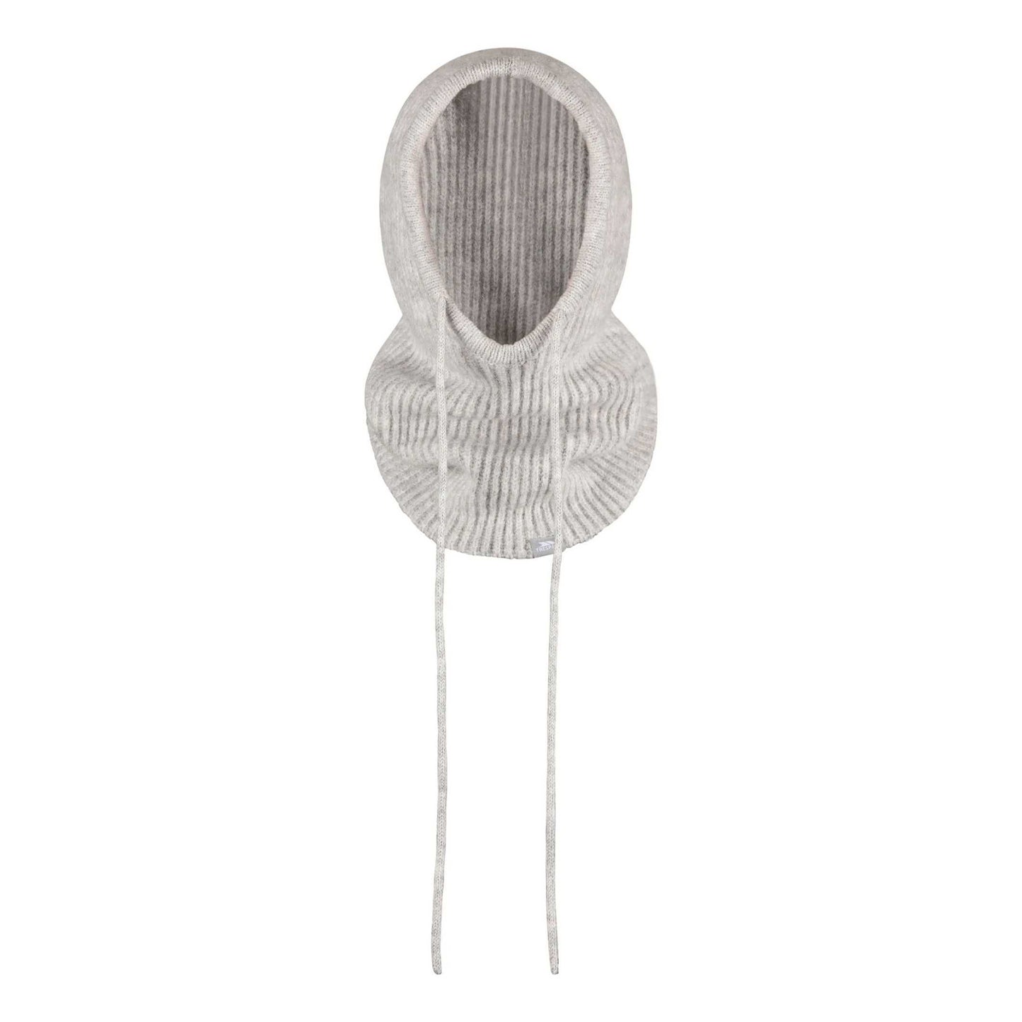 Heather Grey - Front - Trespass Womens-Ladies Miraan Logo Knitted Balaclava