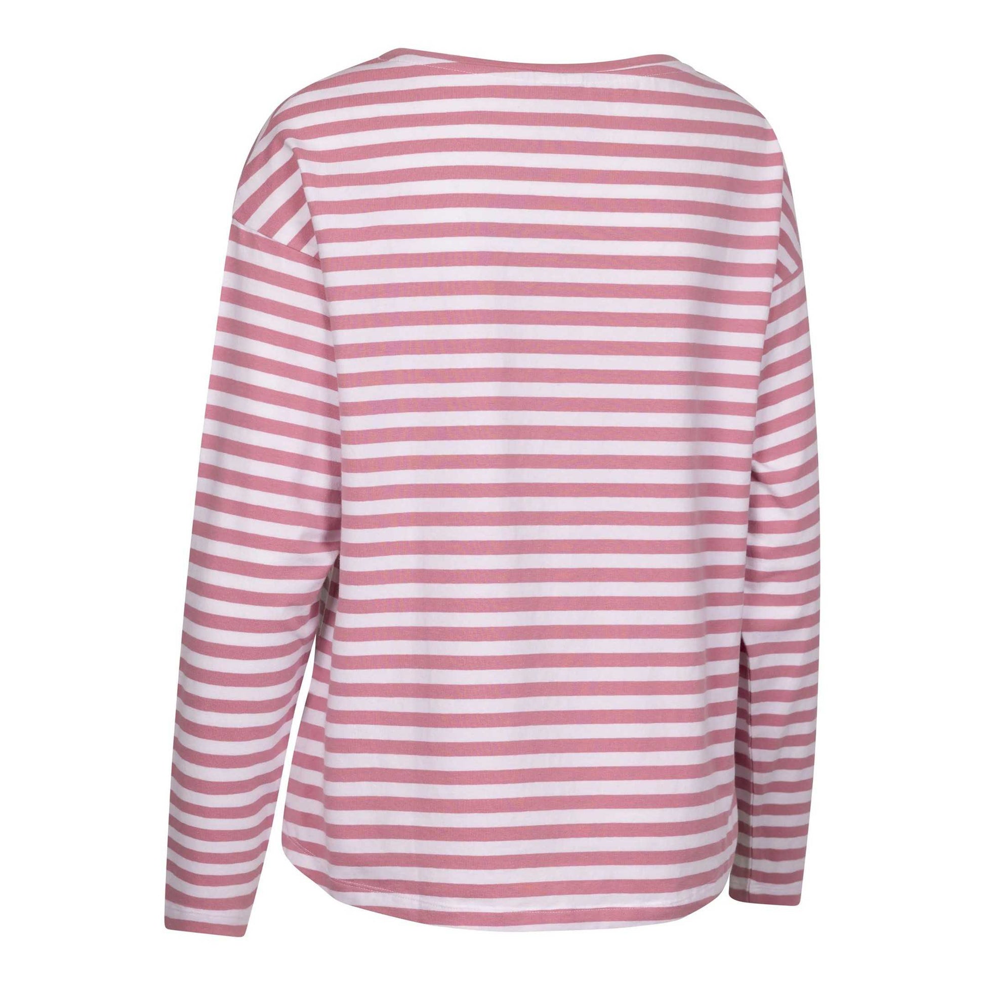 Pink Haze - Back - Trespass Womens-Ladies Thelma Striped Top