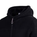 Black - Side - Trespass Womens-Ladies Backstay Fleece Jacket