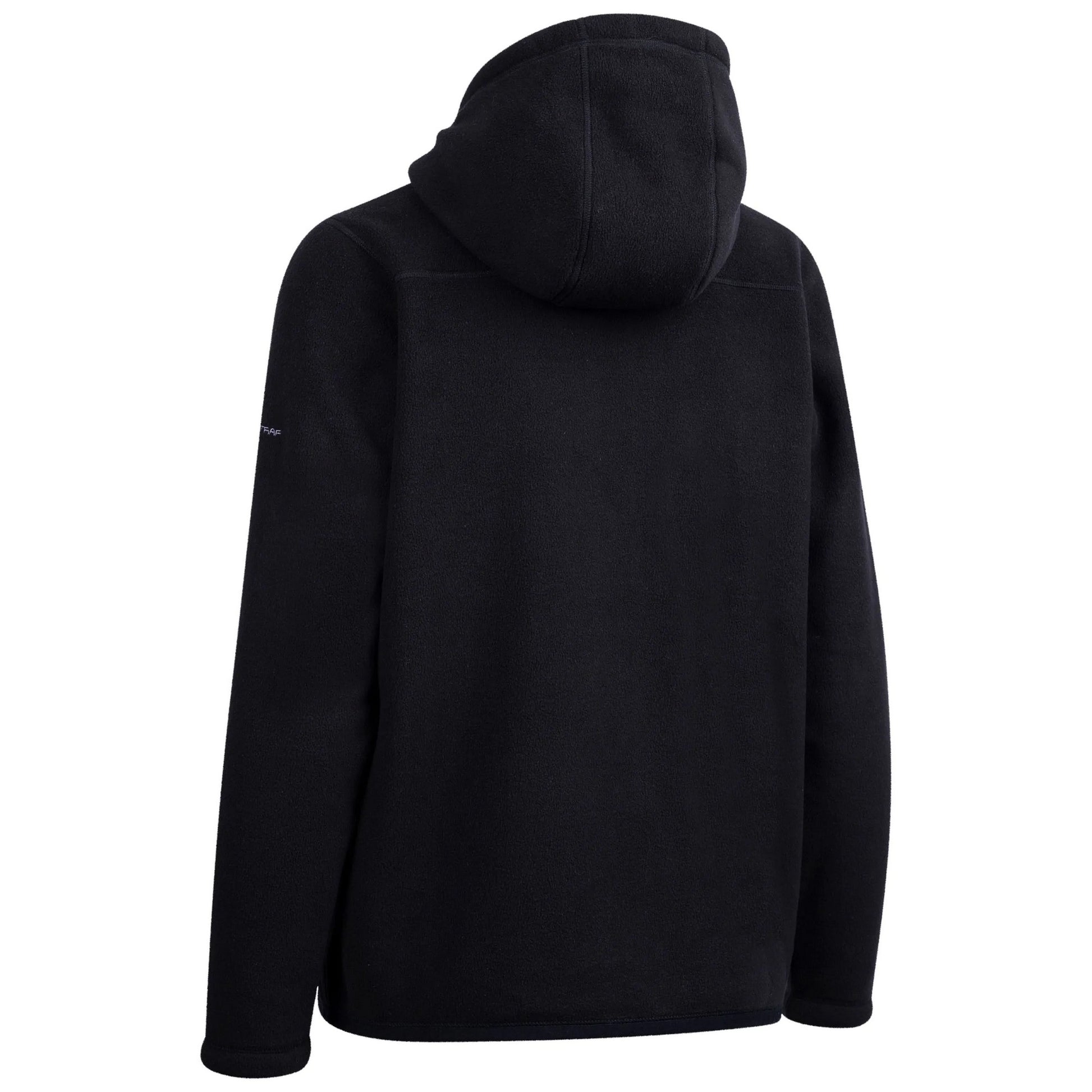 Black - Back - Trespass Womens-Ladies Backstay Fleece Jacket