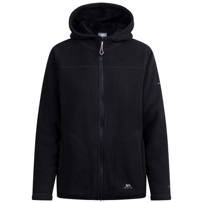 Black - Front - Trespass Womens-Ladies Backstay Fleece Jacket