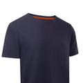 Navy - Side - Trespass Mens Vanco T-Shirt