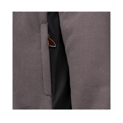 Mid Grey - Pack Shot - Trespass Mens Hanlonton Fleece AT200 Hybrid Jacket