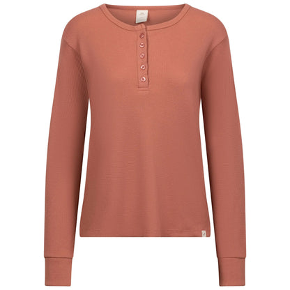 Clay - Front - Trespass Womens-Ladies Morvenna Long-Sleeved Top