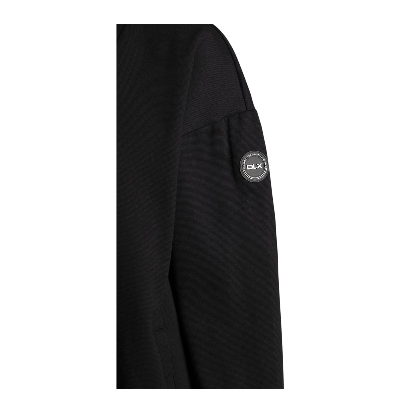 Black - Side - Trespass Womens-Ladies Siobhan DLX Fleece Top
