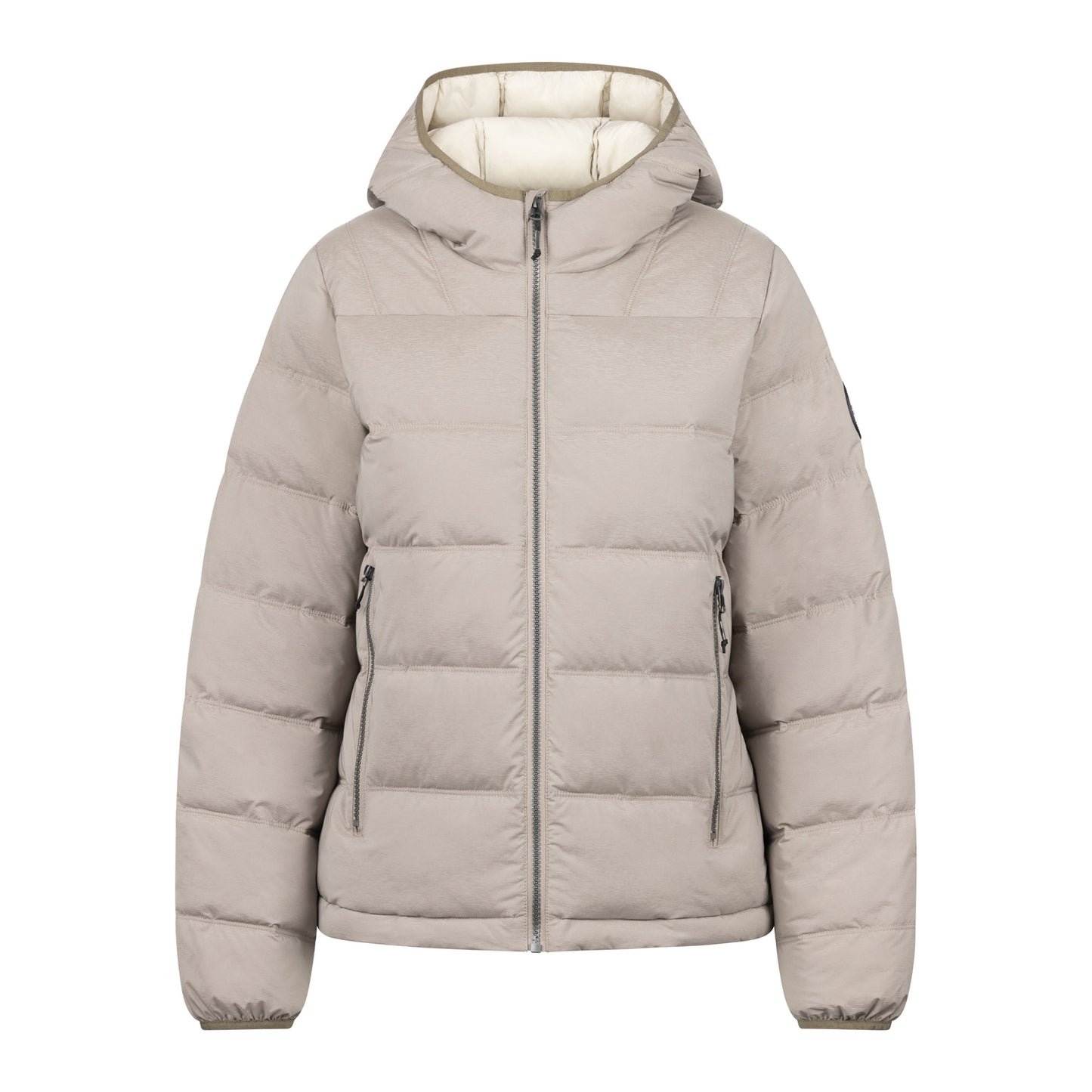 Sand - Front - Trespass Womens-Ladies Rollins Hooded Jacket
