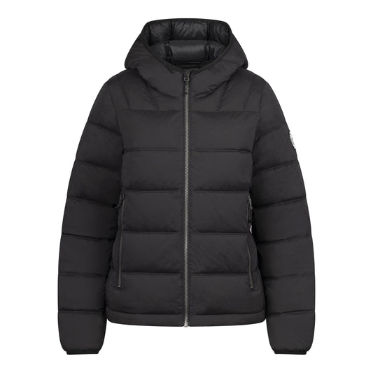 Black - Front - Trespass Womens-Ladies Rollins Hooded Jacket