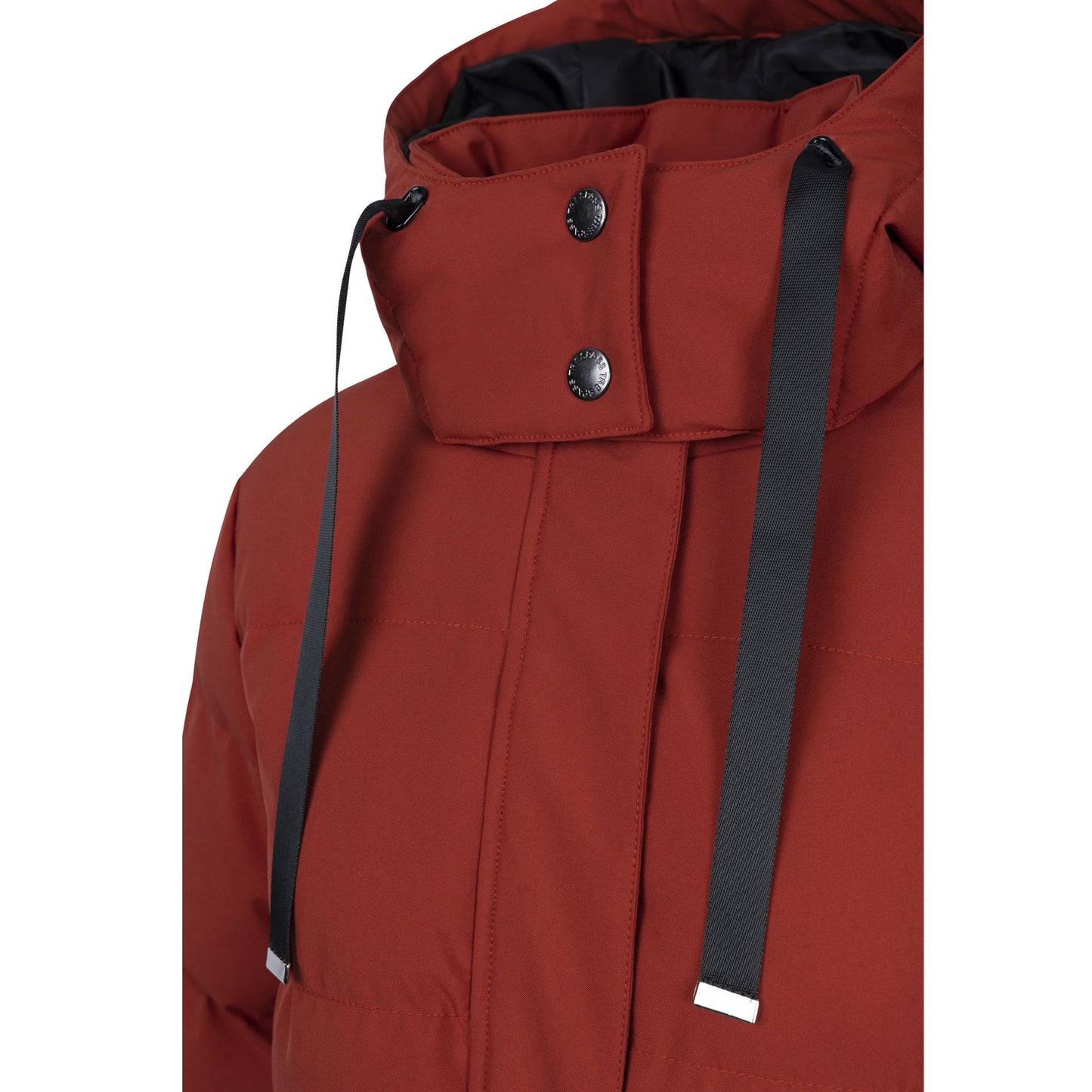Burnt Sienna - Side - Trespass Womens-Ladies Colter Waterproof Jacket