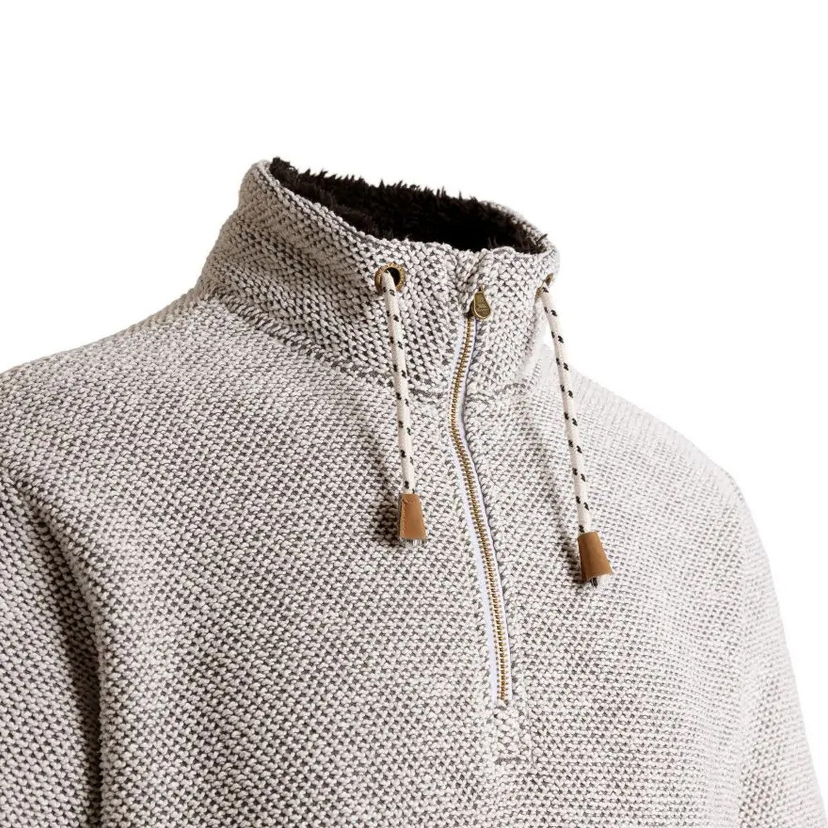 Off White - Side - Trespass Mens Kilda Sweater Top