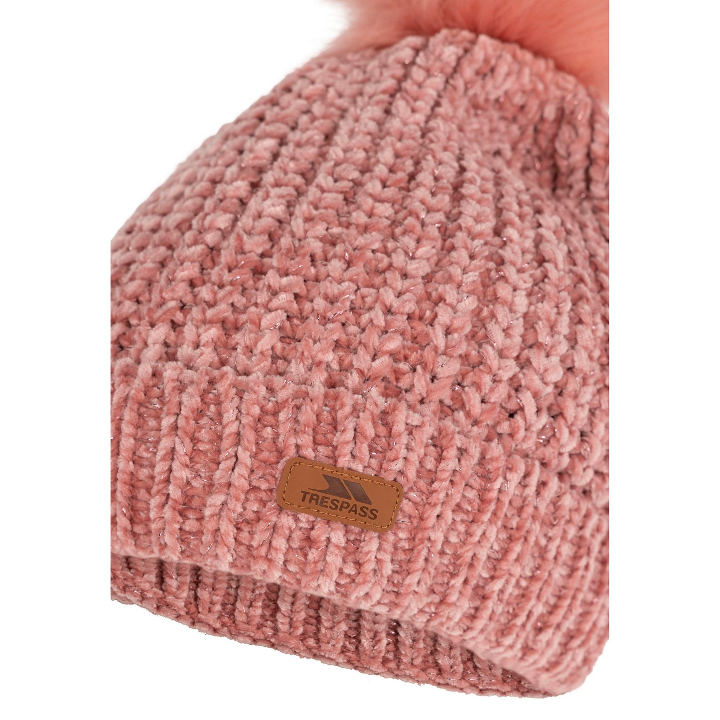 Pink - Side - Trespass Childrens-Kids Sparow Beanie