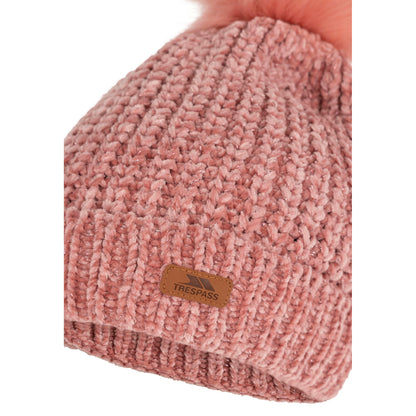 Pink - Side - Trespass Childrens-Kids Sparow Beanie
