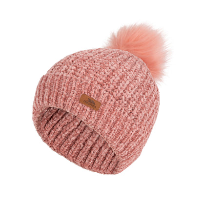Pink - Front - Trespass Childrens-Kids Sparow Beanie