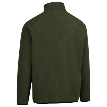 Dark Vine - Back - Trespass Mens Wetherill Fleece Top