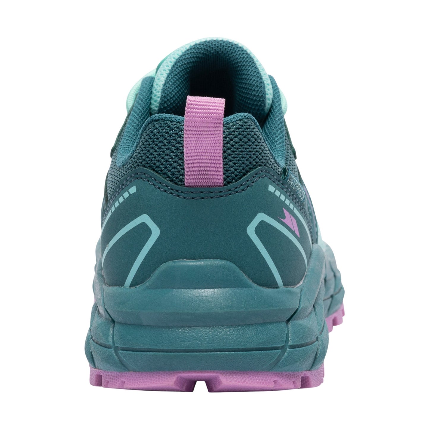 Teal - Back - Trespass Childrens-Kids Lorella Waterproof Trainers