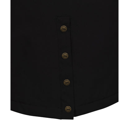 Black - Side - Trespass Womens-Ladies Vailsom Waterproof Jacket