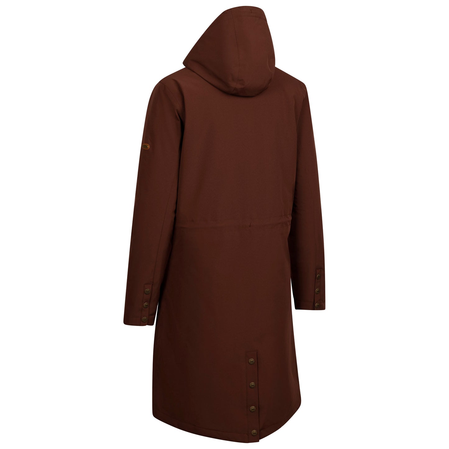 Chestnut - Back - Trespass Womens-Ladies Vailsom Waterproof Jacket