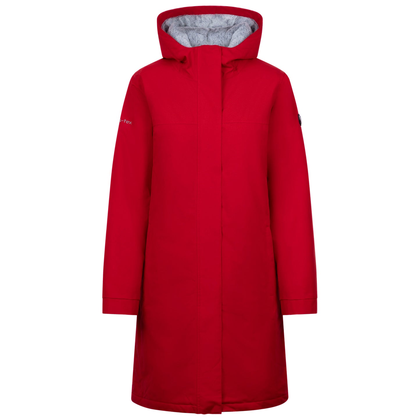Red - Front - Trespass Womens-Ladies Claudel Waterproof Jacket