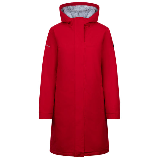 Red - Front - Trespass Womens-Ladies Claudel Waterproof Jacket