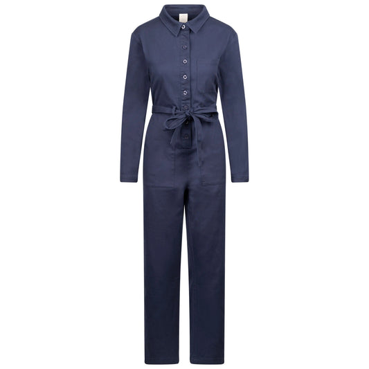 Navy - Front - Trespass Womens-Ladies Mira Jumpsuit
