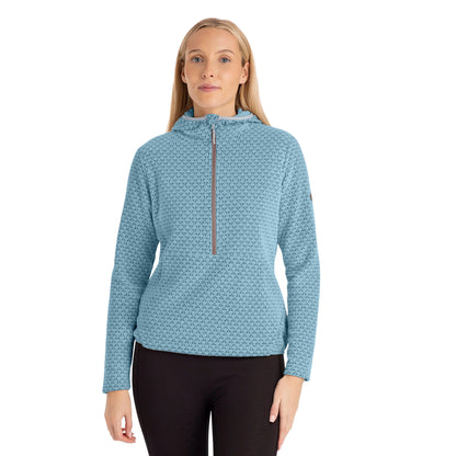 Blue Jade - Side - Trespass Womens-Ladies Metraya Hoodie
