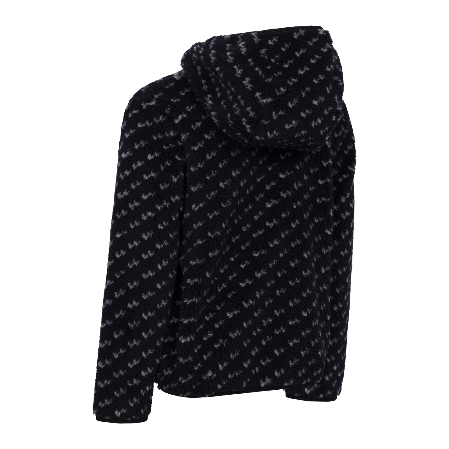 Black - Back - Trespass Childrens-Kids Frax Full Zip Hoodie