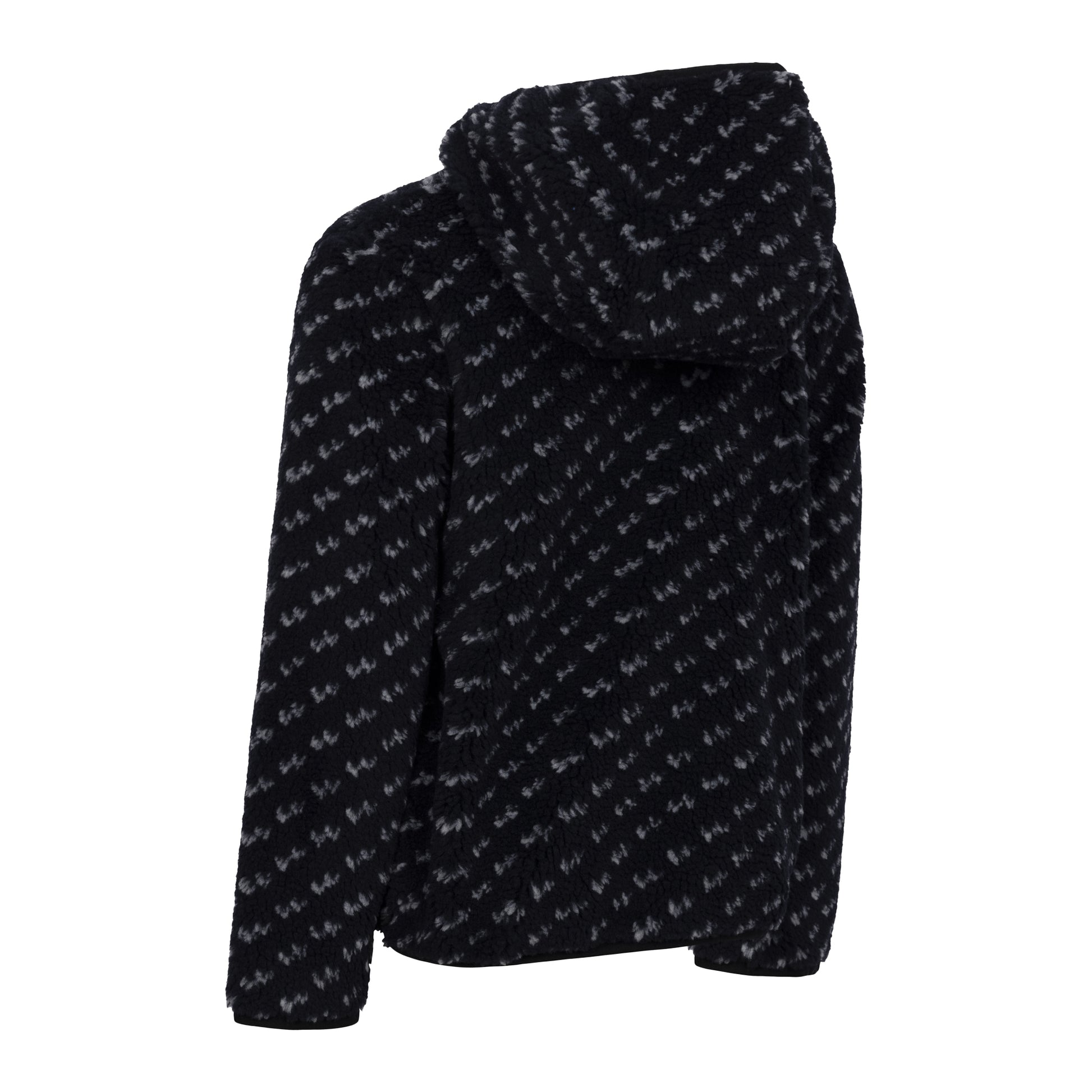 Black - Back - Trespass Childrens-Kids Frax Full Zip Hoodie
