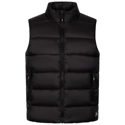 Black - Front - Trespass Womens-Ladies Simone Padded Casual Gilet