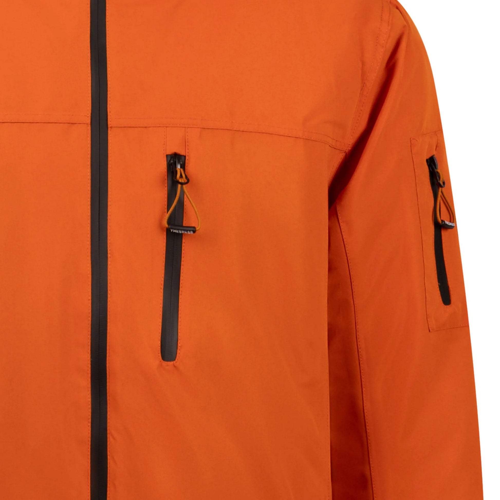 Spice Orange - Close up - Trespass Mens Kirkbost Jacket