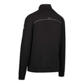 Black - Back - Trespass Mens Zakery Half Zip Sweatshirt