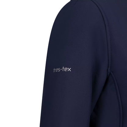 Navy - Side - Trespass Womens-Ladies Sine Soft Shell Jacket