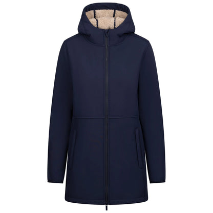 Navy - Front - Trespass Womens-Ladies Sine Soft Shell Jacket