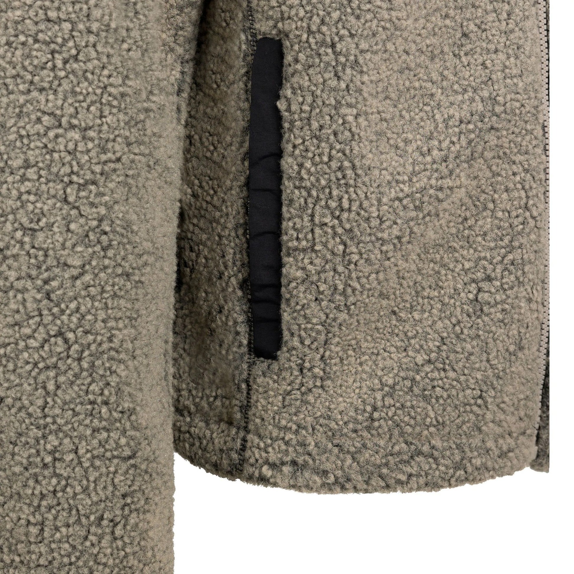 Beige Marl - Side - Trespass Mens Maclarenton AT400 Full Zip Fleece Jacket