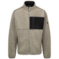 Beige Marl - Front - Trespass Mens Maclarenton AT400 Full Zip Fleece Jacket