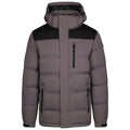 Mid Grey - Front - Trespass Mens Ahmor Padded Jacket