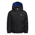 Black - Front - Trespass Boys Ryssa Logo Jacket
