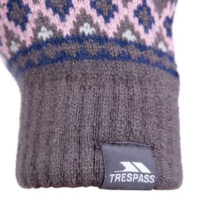 Grey - Side - Trespass Unisex Adult Shawny Gloves