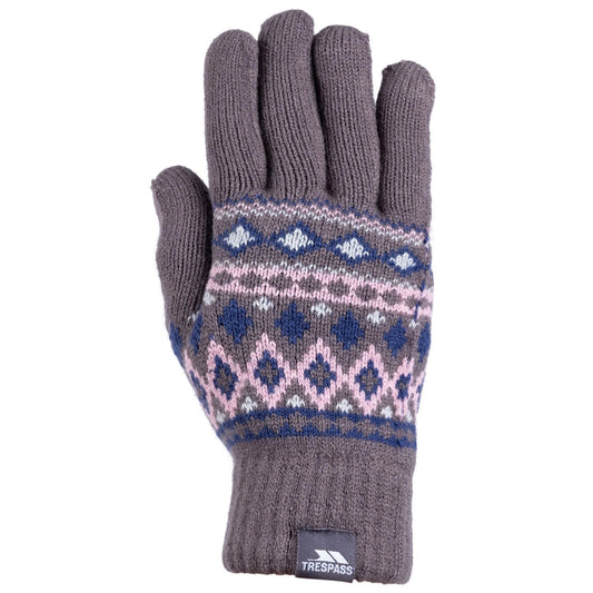 Grey - Front - Trespass Unisex Adult Shawny Gloves