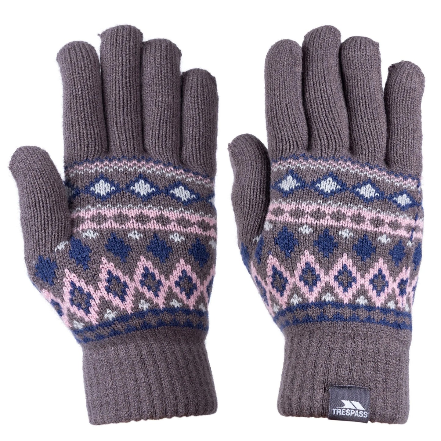 Grey - Lifestyle - Trespass Unisex Adult Shawny Gloves