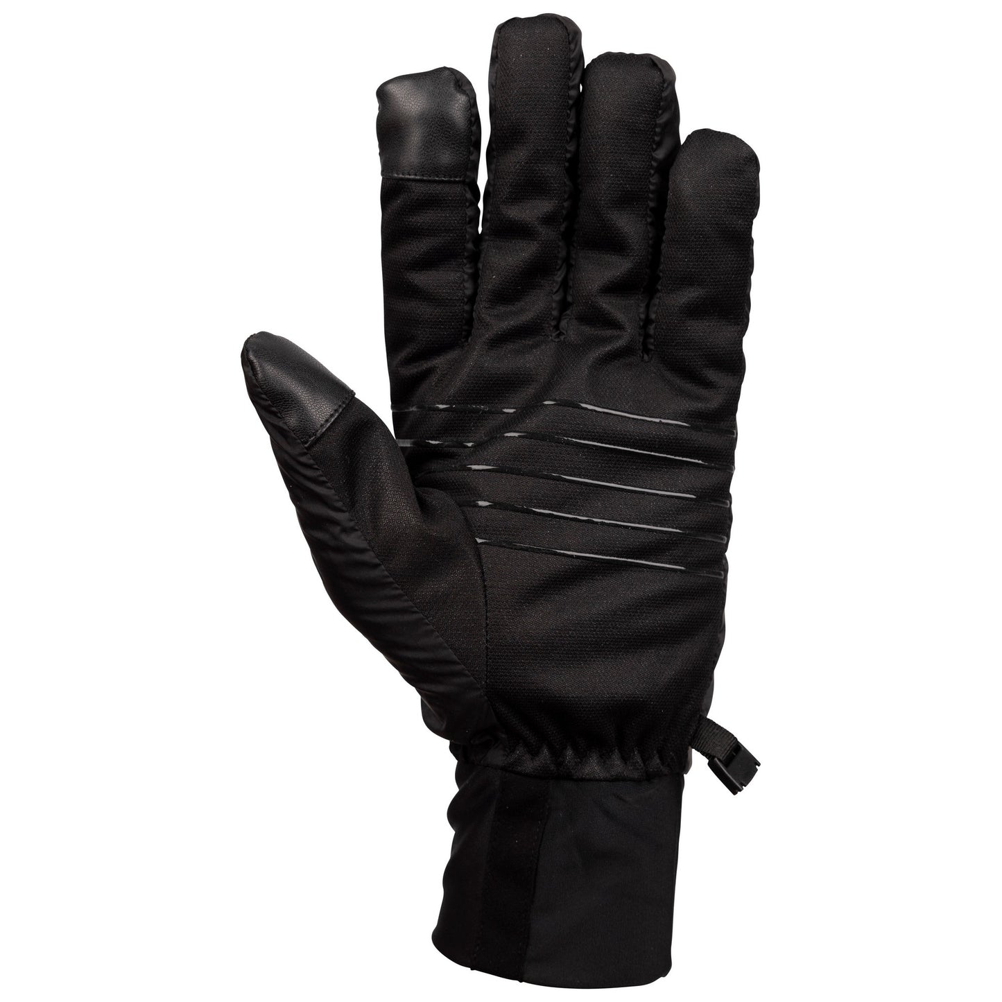 Black - Back - Trespass Unisex Adult Vinny Down Gloves