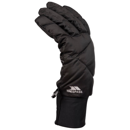 Black - Side - Trespass Unisex Adult Vinny Down Gloves