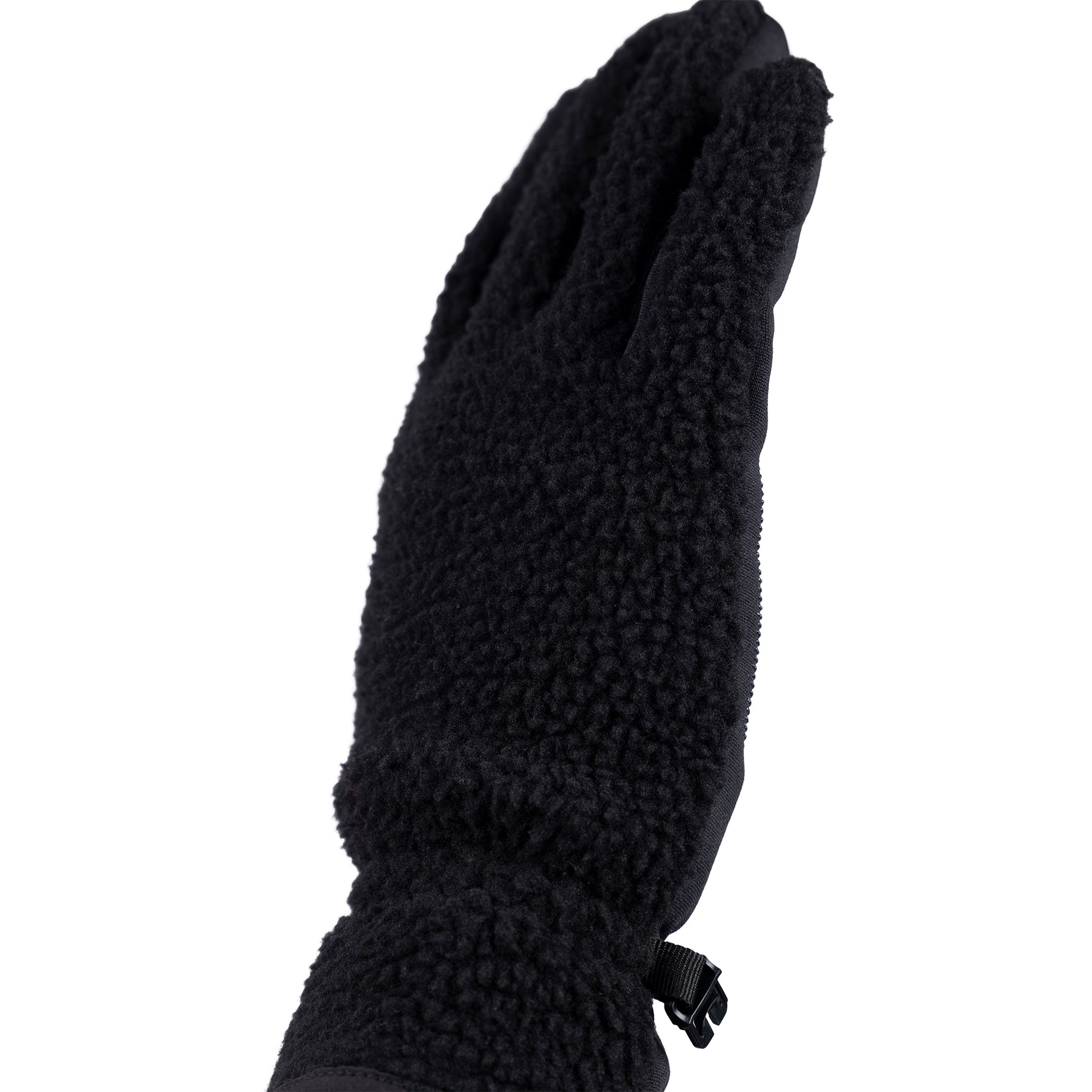 Black - Lifestyle - Trespass Unisex Adult Ainslee Sherpa Fleece Gloves
