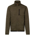 Dark Vine - Front - Trespass Mens Bramall Fleece Jacket