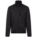 Black Marl - Front - Trespass Mens Bramall Fleece Jacket
