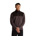 Dark Grey - Lifestyle - Trespass Mens Curtiston AT100 Fleece Top