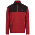 Merlot - Front - Trespass Mens Curtiston AT100 Fleece Top